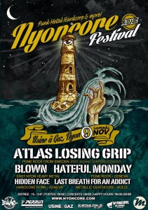 Nyoncore festival 2013 flyer